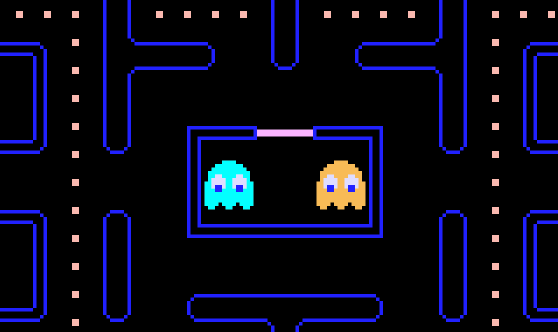 Pac-Man Power Pellets and Ghosts